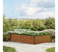 GFP Halfsize 195 x 119 x 39 cm Carré potager surélevé, aspect bois - (GFPV00526)