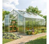GFP Hobby 225 x 449 cm Serre de jardin, 6 mm panneaux double paroi - (GFPV00050)