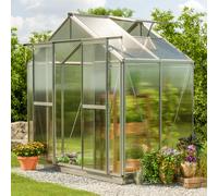 GFP Hobby 259 x 133 cm Serre de jardin, incl. kit d'accessoires XL, 8 mm panneaux double paroi - (GFPV00060)