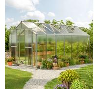 GFP Hobby 259 x 449 cm Serre de jardin, incl. kit d'accessoires XL, 6 mm panneaux double paroi - (GFPV00087)