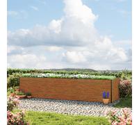 GFP Kingsize 351 x 150 x 77 cm Carré potager surélevé, aspect bois - (GFPV00398)