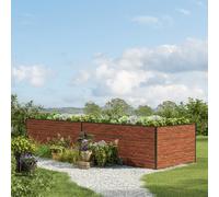 GFP Kingsize 387 x 99 x 77 cm Carré potager surélevé, aspect bois - (GFPV00406)