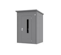 GFP Primeyard Abri de Jardin en métal 158x122x231 cm Armoire de Jardin Anthracite