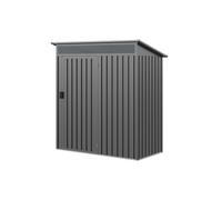 GFP Primeyard Abri de Jardin en métal 160x80x200 cm cm Armoire de Jardin Gris