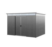 GFP Primeyard Abri de Jardin en métal 260x200x200 cm Armoire de Jardin Gris