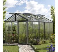 GFP Pro 235 x 385 cm Serre de jardin, aluminium - (GFPV00158)