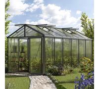GFP Pro 235 x 460 cm Serre de jardin, aluminium, incl. kit d'accessoires Pro 2 - (GFPV00199)