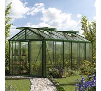 GFP Pro 235 x 460 cm Serre de jardin, revêtement par poudre vert - (GFPV00203)