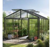 GFP Pro 311 x 385 cm Serre de jardin, revêtement par poudre anthracite - (GFPV00257)