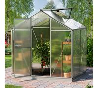 GFP Standard 192 x 131 cm Serre de jardin, 8 mm panneaux double paroi - (GFPV00005)