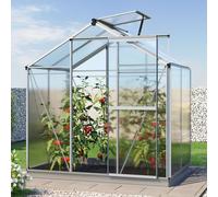 GFP Standard 192 x 131 cm Serre de jardin, incl. kit d'accessoires XL, 6 mm panneaux double paroi - (GFPV00723)
