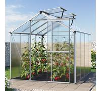 GFP Standard 192 x 256 cm Serre de jardin, 6 mm panneaux double paroi - (GFPV00728)