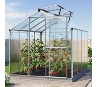 GFP Standard 192 x 256 cm Serre de jardin, incl. kit d'accessoires XL, 6 mm panneaux double paroi - (GFPV00729)