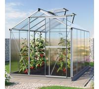GFP Standard 192 x 317 cm Serre de jardin, incl. kit d'accessoires XL, 6 mm panneaux double paroi - (GFPV00732)