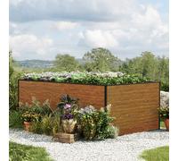 GFP Standard 195 x 119 x 77 cm Carré potager surélevé, aspect bois - (GFPV00348)