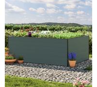 GFP Standard 195 x 150 x 77 cm Carré potager surélevé, anthracite - (GFPV00349)