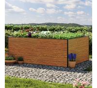 GFP Standard 195 x 150 x 77 cm Carré potager surélevé, aspect bois - (GFPV00352)