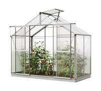 GFP Standard 256 x 131 cm Serre de jardin, incl. kit d'accessoires XL, 6 mm panneaux double paroi - (GFPV00735)