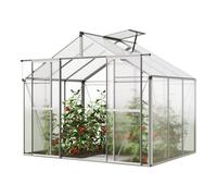 GFP Standard 256 x 192 cm Serre de jardin, 6 mm panneaux double paroi - (GFPV00737)