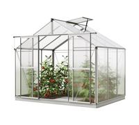 GFP Standard 256 x 192 cm Serre de jardin, incl. kit d'accessoires XL, 6 mm panneaux double paroi - (GFPV00738)