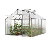 GFP Standard 256 x 317 cm Serre de jardin, 6 mm panneaux double paroi - (GFPV00743)