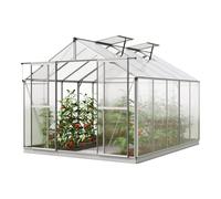 GFP Standard 256 x 317 cm Serre de jardin, incl. kit d'accessoires XL, 6 mm panneaux double paroi - (GFPV00744)