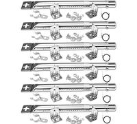 GFTIME 31-45cm Brûleur Universel Pièces détachées pour Landmann Triton 2, Enders Monroe, Tepro, Campingaz, Taino, Proficook, Barbecook, Brûleur Tubulaire Réglable, 6 pièces