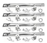 GFTIME 31-45cm Brûleur universel Pièces détachées pour Landmann Triton 2, Enders Monroe, Tepro, Campingaz, Taino, Proficook, Barbecook, Brûleur tubulaire Réglable, 4 pièces