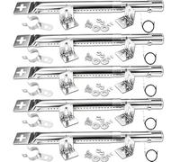 GFTIME 31-45cm Brûleur Universel Pièces détachées pour Landmann Triton 2, Enders Monroe, Tepro, Campingaz, Taino, Proficook, Barbecook, Brûleur Tubulaire Réglable, 5 pièces