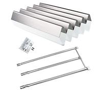 GFTIME 7537 Flavorizer Bar & 7508 Brûleur pour Weber Spirit E310/320 avec Boutons de brûleur Latéral, pièces de Rechange pour Weber 900, Genesis Silver/Platinum B&C (Pas pour A)