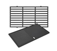GFTIME 7637 44,5 CM Grilles de Gril pour Weber Spirit I & II 200, E-210, E-220, S-210, S-220 (Boutons de Commande Avant), Fonte Pieces Detachees Grille Barbecue pour Weber 46010074, 46100001 à Gaz