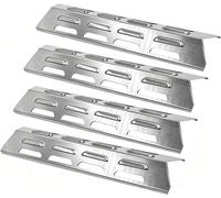 GFTIME BBQ Plaque de Chaleur en Acier Inoxydable de Remplacement / Bouclier pour Certains Modèles de Gril à Gaz Par Campingaz, Alice's Garden, Char-Broil, CCLIFE, LANDMANN et Autres Grilles Modèles - Lot de 4