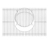 GFTIME Grille de cuisson en acier inoxydable 66095 48 cm pour barbecue à gaz Weber Genesis II LX 300, Genesis II E/S 310 315 320 325 340, Grilles de rechange en acier inoxydable pour Weber 66095