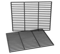GFTIME Grille de cuisson en fonte pour barbecue Tepro Toronto XXL au charbon de bois - Grille de rechange pour de meilleurs résultats de cuisson - 46 x 35,5 cm (pièce unique) et 46 x 71 cm (double)