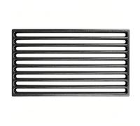 GFTIME Grille en fonte pour cheminée 16 x 28 cm en fonte massive, grille à cendres pour de nombreux poêles à bois, fours, 1 pièce