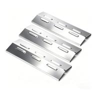 GFTIME Lot de 3 plaques chauffantes universelles en acier inoxydable pour Enders Chicago 3, Enders Boston Pro 3K, Enders Boston 6 Kr Turbo, Tepro 3561, Barbecook Brahma 4.0 36,5 x 12 cm