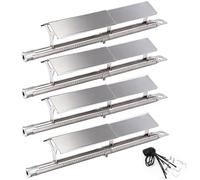 GFTIME Lot de 4 brûleurs universels de 31 à 45 cm - Pièces de Rechange pour Landmann Triton, Enders, Campingaz, Burnhard Fred, Taino, Tepro, Proficook, Barbecook, brûleurs et plaques chauffantes en