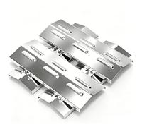GFTIME Lot de 4 couvercles universels en acier inoxydable pour brûleur Enders Chicago 3, Enders Boston Pro 3K, Enders Boston 6 Kr Turbo, Tepro 3561, Barbecook Brahma 4.0 36,5 x 12 cm