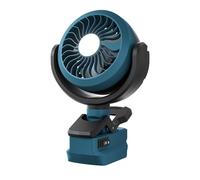 GGiking Ventilateur à clip sans fil pour Bosch Ventilateur sans fil 18V avec tête rotative à 180 °C et 2 vitesses pour extérieur/camping/barbecue, etc. (outil uniquement)