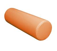 GGoty Coussin de traversin rond doux pour accoudoir de canapé, coussin cylindrique rond en polyuréthane imperméable pour tête de lit, coussin de couchage long (20 x 90 cm, orange)