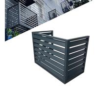 Gguwug 5P Support De Fleur Climatiseur En Aluminium cache climatiseur exterieur caisson anti bruit pompe à chaleur, Protection de unité extérieur De Fleur Mobile Stores De Coque De