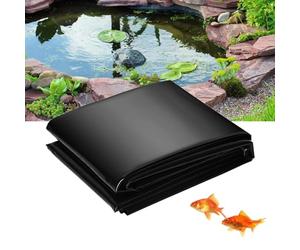 Gguwug bache epdm 4x9.5m epdm toiture Piscine, à Membrane renforcée Film d'étang, Bassin de Jardin extérieur étangs et étangs de carpes koï résistant à la déchirure