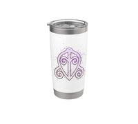 Ghana Valentine Adinkra Symbole Odo Nnyera Fie Kwan Cadeau Gobelet isotherme en acier inoxydable double paroi