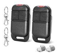 Ghekkli Lot de 2 Telecommande Portail 2401539, 433,42 MHz Télécommande Remplace Pour 1841025,1841026, Bip Portail de Garage, 2 Canaux, Rolling Code