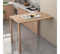 GHFXSCV Bureau Mural escamotable pour Petits espaces, Table Pliante en Bois idéale pour la Cuisine, la Salle à Manger, la Chambre et Le Salon