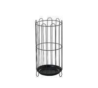 GHHVFEC Porte-Canne en métal Noir, Support Robuste pour Cannes et parapluies, Rangement pour la Maison et Le Bureau, Porte-Canne élégant, Design en métal Durable