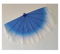 GHHZML Voile Éventail en Mousseline Grand Voile en Mousseline de Soie, Accessoires Danse, poignée Pliable arête Poisson, 85cm 95cm, 1 pièces(Color 5,95CM 1PCS)
