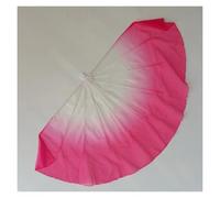 GHHZML Voile Éventail en Mousseline Grand Voile en Mousseline de Soie, Accessoires Danse, poignée Pliable arête Poisson, 85cm 95cm, 1 pièces(Color 11,95CM 1PCS)