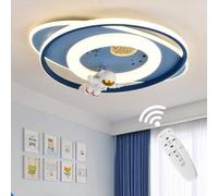 GHiycotdl Plafonnier LED enfant,58cm Plafonnier Astronaute créatif dimmable 3000K-6000K Lampe plafond de chambre,pour enfant Chambre d'enfant Chambre à coucher