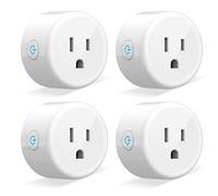 GHome Smart Mini prise intelligente WiFi - Fonctionne avec Alexa et Google Home - Contrôle par application - Pas de hub requis - ETL FCC Listed - WiFi 2,4 GHz uniquement